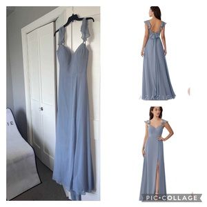 Dusty Blue Bridesmaid Dress